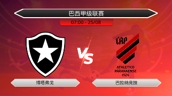 巴西甲级联赛 博塔弗戈 VS 巴拉纳竞技